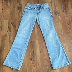 Vintage Y2K Low Waist light Blue Women's Jeans Size 3 Liquid X Jeans